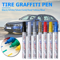 Car Motorcycle Scratch Repair Pen Colorful Waterproof Wheel Tire Oily Mark Pen Tyre Paint Marker Pen for Car Moto Tire Styling