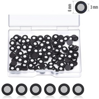 100-500 Pcs 3D Magnetic Tracking Dot For Scanner Inner 3 mm Outer 6 mm Scanning Reference Point Marker For 3D Scanning