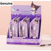 Genuine Sanrio Kuromi Automatic Pencil Set Kawaii Cartoon Stationery Gifts Teacher Office Supplies School Wholesale Prizes