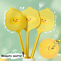 1pc Cute Cartoon Fly Swatter - Extended Handle & Durable Thickened Design - Kills Mosquitoes Easily