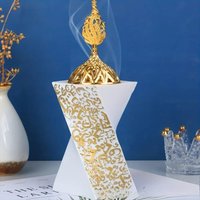 Resin Incense Burner Bakhoor Incense Burner Charcoal Incense Burner Yoga Spa Aromatherapy Office Home Decor Home