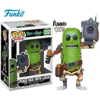 Funko Pop Rick Et Morty Season Vinyl Figure Model Rick 112# Pickle Rick with Laser 332# MR.MEESEEKS 174# Collectibles Gift Toys