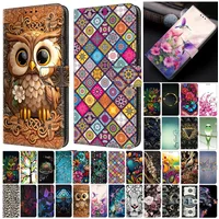 Phone Case for Google Pixel 9 Pro XL Etui for Google Pixel 8a 7a 9Pro 3D Painted Pattern Leather Wallet Flip Case Protect Funda