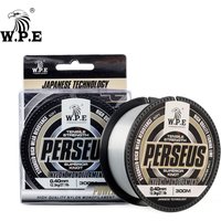 W.P.E 300m Nylon Fishing Line 0.28mm-0.40mm 13.3lb-27.1lb Monofilament Main Line Level Sinking Fishing Line Bass carp Fishing