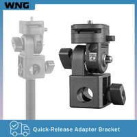 Multi-function Quick-Release Light Stand Adapter Bracket