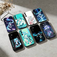 Anime H-Hatsune Miku Phone Case For Samsung Galaxy A91,80,73,72 ,71,53,52,32 ,31,22,21s,20,Soft Black Case