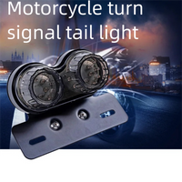 Universal 12V Motorcycle LED Taillights Flashing Turn Siganl brakelight Parking light LED Integrated Tail Light Anti Collision