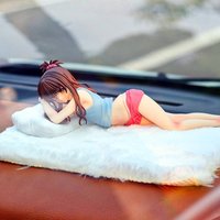 Sexy Mikan Anime Girl Figure Decoration PVC Car Ornaments Auto Interior Accessories Decoration Birthday Gift