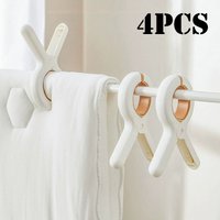 2/4pcs Quilt Clip Strong Windproof Fixing Clothes Drying Plastic Traceless Quilt Clip Cross Stitched Quilt Clip Clothes Pins