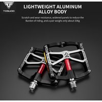 TOSUOD 3 Bearing Bicycle Pedals None-slip Ultralight MTB Road Bike Aluminum Alloy Cycling Parts Accessories