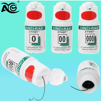 AG Dental Thread Disposable Gingival Retraction Cord Knitted Cotton Gum Line Dentist Material 1 Bottle Size 0# 00# 000#