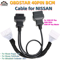 40PIN BCM Cable Gateway Converter for Nissan Rogue T33/Pathfinder for OBDSTAR for X300 DP Plus/ X300 PRO4/ X300 DP Key Master