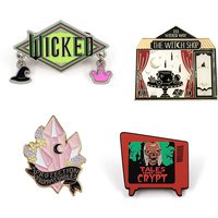 2026 New Wicked Witch Enamel Pin Metal Badge Backpack Pin Brooch Halloween Costume Accessories Wholesale