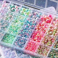 4-10mmMermaid color, acrylic beads, DIY accessories loose beads, jewelry, decorative beads.