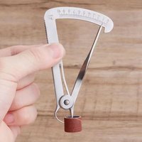High Precision Stainless Steel Dental Gauge Caliper Dentist Tools Dental Caliper For Metal/Wax Dental Lab Tool Range 0-10mm