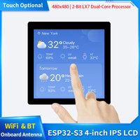 ESP32-S3 4Inch Development Board Display 480x480 LCD Supports WiFi & BT 32-Bit LX7 Dual-Core Processor Capacitive Touch Optional