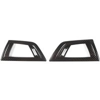 ABS Carbon Fiber Center Console Side Air Conditioning Vent Outlet Frame Trim For BMW 1 2 Series F20 F21 F22 F23 2017-2019