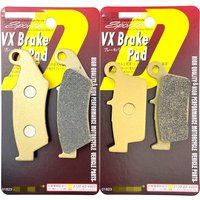 Front and Rear Brake Pads For Suzuki RM125 RM250 RM 125 250 1996-2012 RMX250 1996-2000 DRZ400 DRZ 400 SM DRZ 400S 2000-2021
