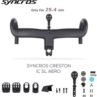 AliExpress NONE Creston IC SL AERO For 25.4mm Foil RC Carbon Integrated Cockpit Road Bike Handlebar Integrated Cables Di2 Bicycle Parts