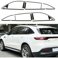 Chrome Delete Window Trim Sticker for Mercedes Benz EQC N293 2020-2022 SUV Glossy/Matte Black Exterior Decal image 4