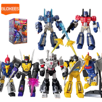 BLOKEES Transformers Galaxy Version Wave 6 Building Block Figure Optimus Prime Toy Gift for Collection Display Home Decorations