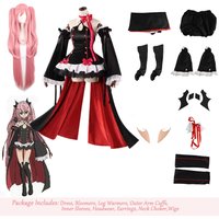 Krul Tepes Cosplay Anime Seraph Of The End Costume Wig Cosplay OwarI No Seraph Halloween Party Role Play Clothing Suit image 3