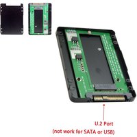 SFF-8639 U.2 to NVMe M.2 M-Key NGFF PCIe SSD for Case Enclosure Converter Adapter PCIe M2