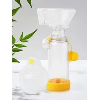 Automizer Spacer Mist Storage Compressor Nebulizer Tank Portable Chamber with Mask Cup for Pet Adult Child Asthma Inhale Chamber