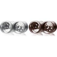 Aluminum WR02 Wheel Hub Rims for Tamiya WR-02 / G6-01 / Konghead Automobile 1/10 RC Big Tire Model Car Upgrades Parts(2PCS)