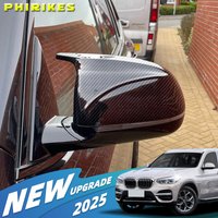 For BMW X3 G01 X4 G02 X5 G05 X6 G06 X7 G07 2018 2019 2020 M style black rearview mirror cover X3M Look rearview mirror cover