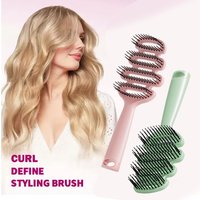 1/2PCS Kids' Pinecone Hair Combs with Double Beaded Tips - Anti-Static Scalps Massage Volumizing & Smoothing Portable For Home