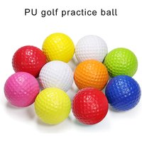 5 Pcs PU Foam Solid Sponge Soft Golf Balls For Indoor Golf Practice Ball 4.27cm/1.68inch Children's Toys Golf Accessories