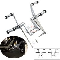 Motorcycle Accessories Black Forward Control Foot Pedal Kits Levers Linkage For Yamaha VSTAR XVS1100 V-STAR XVS 1100 1999-2009
