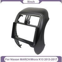 9 Inch Car Audio Dash Trim Fascia Kit for Nissan March / Micra K13 2013-2017 2Din Radio MP5 Frame Panel image 4