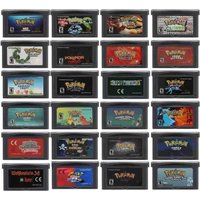Pokemon Series GBA Game Cartridge 32 Bit Video Game Console Card Red Chapter Cursed Moemon FireRed Emerald for GBA NDS