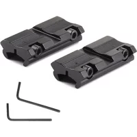 2Pcs 9.5mm-10mm 11mm Dovetail to 20mm Weaver Picatinny Rail Scope Mount Base Adapter Converter