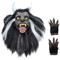 Impersonator Michael Jackson Costumes Stuff Thriller Mask Claw for Werewolf Halloween