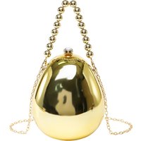 New acrylic eggshell bag 2025 fashion niche design women's messenger bag portable dinner bag