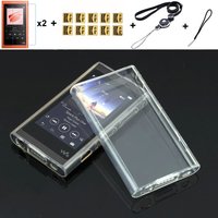 Soft Clear TPU Protective Case Cover for Sony Walkman NW A50 A55 A56 A57 A55HN A56HN A57HN with Soft Film and Strap