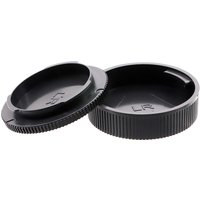 For Leica R mount Rear Lens Cap + Camera Body Cap Plastic Black for LR mount camera and lens