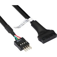 Internal USB 3.0 19-Pin Female To USB 2.0 9-Pin Male Connector Motherboard Adapter Converter Cable for Desktop Data Transmission