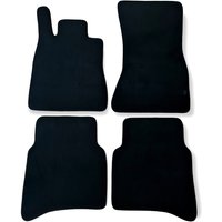 Thickening Car Floor Mats Velour For AMG Mercedes S Class W223 2020 to 2024 Auto Liners Waterproof Black