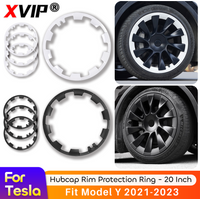 XVIP Wheel Guard Covers For Tesla Model Y 21-23 20 Inch Rims Wheel Hub Protection Patch Protectors ABS Accessories Auto Exterior