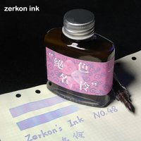Zerkon ink 5ml 59 Colors Sheen Fountain Pen Ink Gradient Color Ink for Majohn JINHAO Hongdian School Supplies Stationery