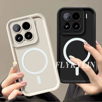 For Xiaomi 15S 17 Pro 15T 14T 13T Ultra 12T 11T Pro 12 11 Lite Magnetic Solid Color Soft Silicone Shockproof Phone Case