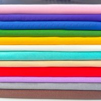 Solid Color 4-way Stretch Jersey Fabric 65" Width for DIY Sewing Textile for Sportswear T-Shirt Head Scarf and Home Decoration