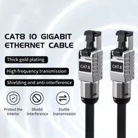 40Gbps Cat8 Ethernet Cables RJ45 30M 20M Cat 8 High Speed No Breakage Internet Networking Cable E-Sports Level Full Shielded