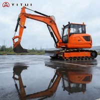 2026 Mini Excavator Customized Epa/Euro 5 Certified 6.5 Ton With Multiple Attachments Mini Digger For Digging/Loading/Grabbing