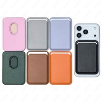 Magnetic Leather Wallet Case For iPhone 17 16 15 Pro Max 14 Plus 13 12 For Magsafe Samsung Card Holder Case With Magnet Cover