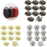 10PCS Treasure Box Clasps Iron Wooden Box Case Toggle-Latch Suitcase Hasp Retro Small Buckle Hardware Accessories